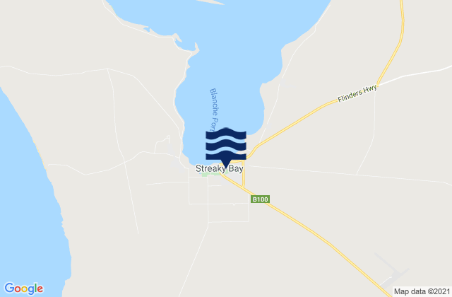 Blanche Port (Streaky Bay), Australiaの潮見表地図