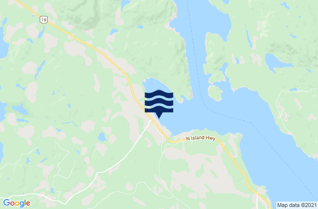 Bloedel, Canadaの潮見表地図
