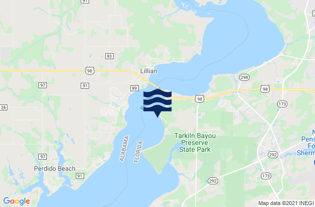 Blue Angels Park, United Statesの潮見表地図