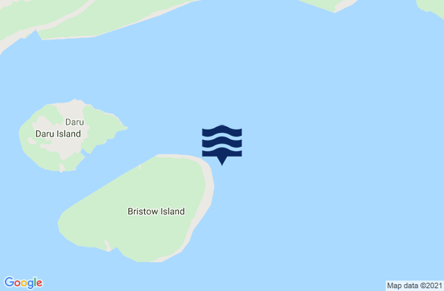 Bobo Island, Papua New Guineaの潮見表地図