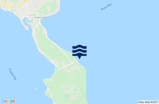 Bobon, Philippinesの潮見表地図