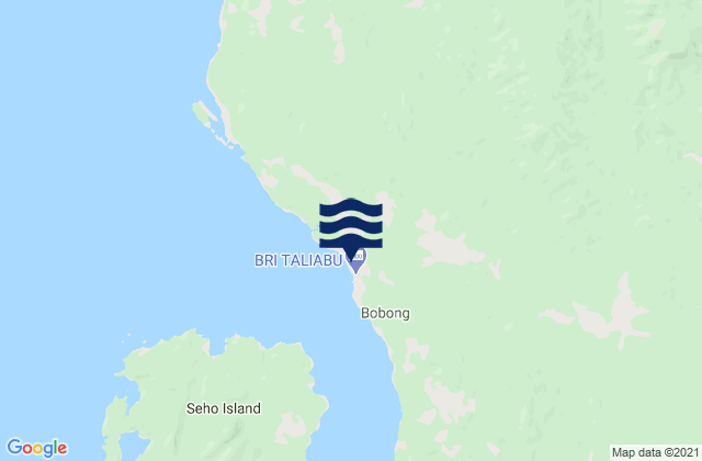 Bobong, Indonesiaの潮見表地図