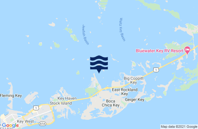 Boca Chica Key (Long Point), United Statesの潮見表地図