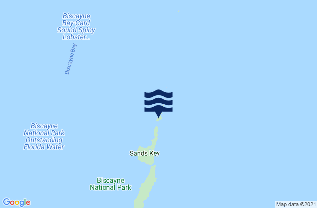 Boca Chita Key (Biscayne Bay), United Statesの潮見表地図