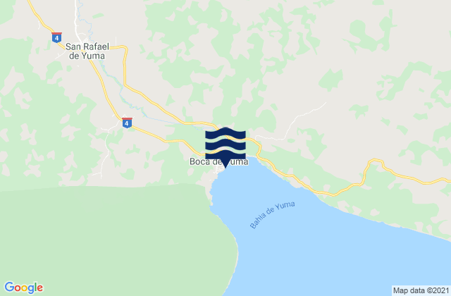Boca de Yuma, Dominican Republicの潮見表地図