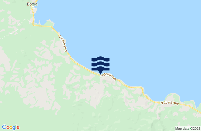 Bogia, Papua New Guineaの潮見表地図