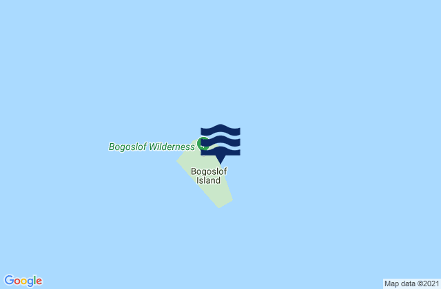 Bogoslof Island, United Statesの潮見表地図