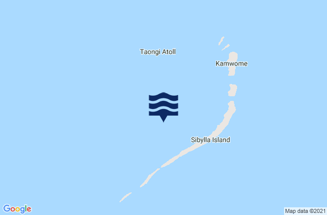 Bokak Atoll, Marshall Islandsの潮見表地図