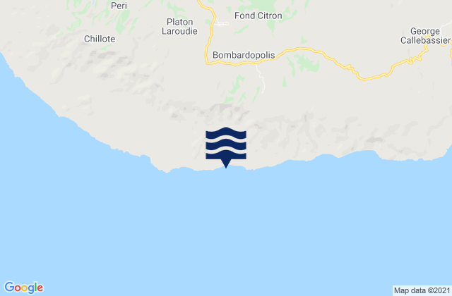Bombardopolis, Haitiの潮見表地図