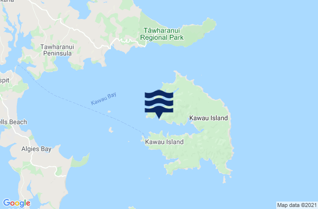 Bon Accord Harbour, New Zealandの潮見表地図