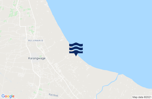 Bonagung, Indonesiaの潮見表地図