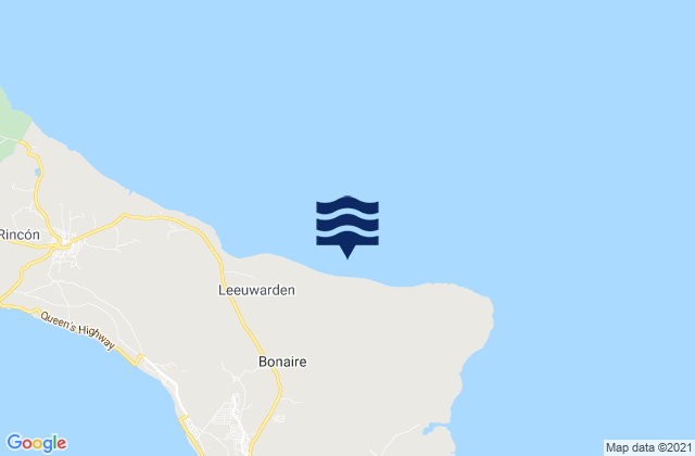 Bonaire, Bonaire, Saint Eustatius and Saba の潮見表地図