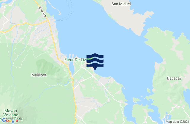 Bonga, Philippinesの潮見表地図