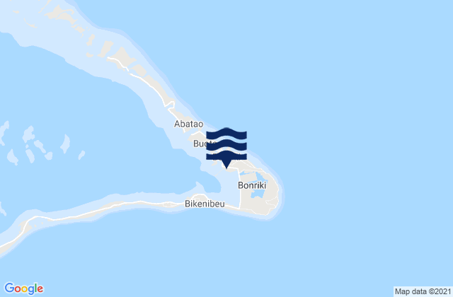 Bonriki Village, Kiribatiの潮見表地図