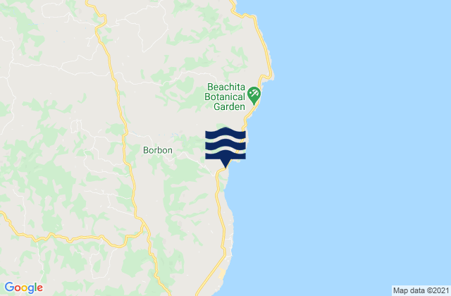 Borbon, Philippinesの潮見表地図