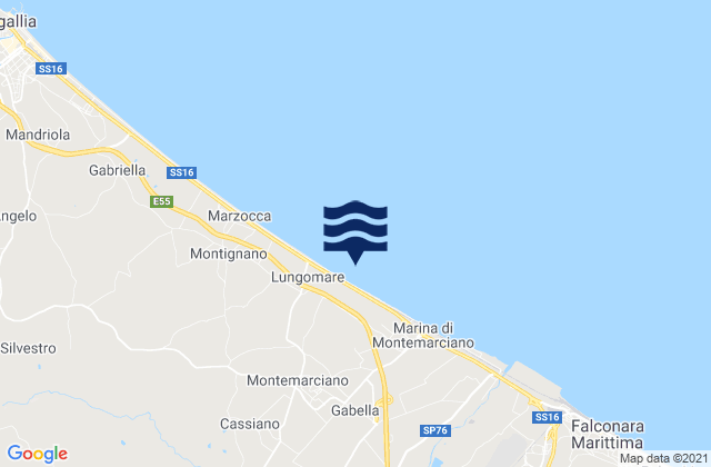 Borghetto, Italyの潮見表地図