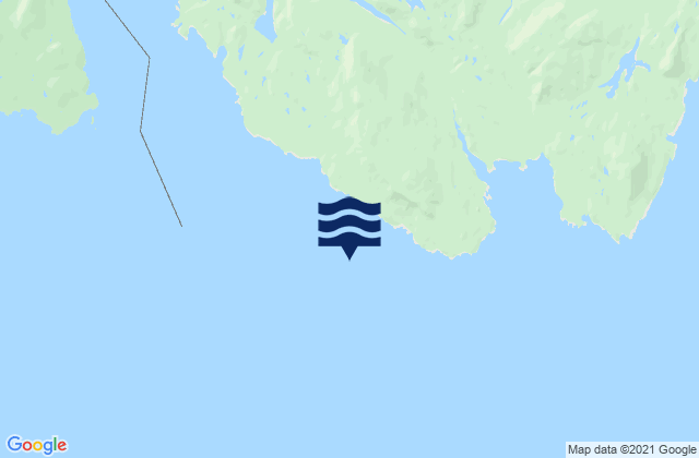 Boston Islands, Canadaの潮見表地図
