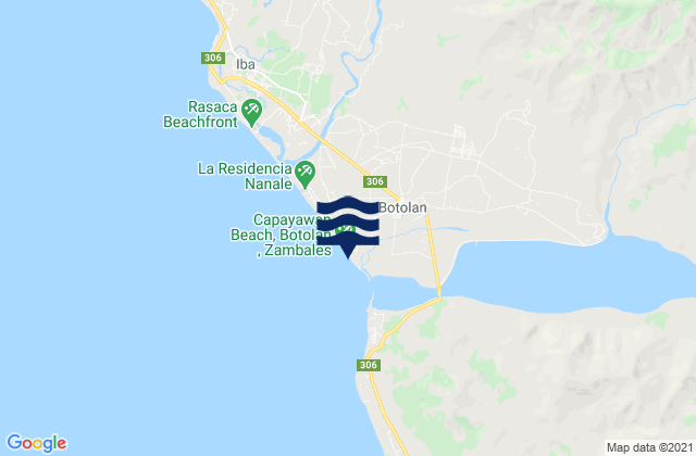 Botolan, Philippinesの潮見表地図