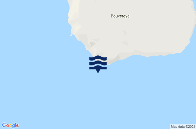 Bouvet Islandの潮見表地図