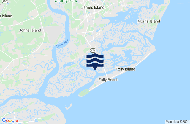 Bowen Island, United Statesの潮見表地図