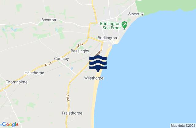Boynton, United Kingdomの潮見表地図