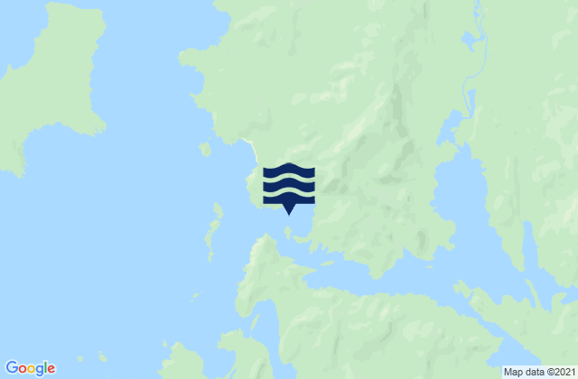 Bramble Cove, Australiaの潮見表地図