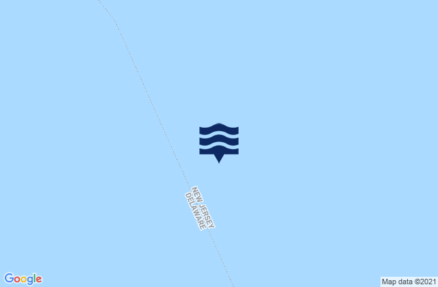 Brandywine Shoal Light Bay, United Statesの潮見表地図