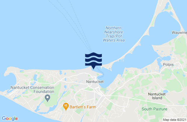 Brant Point, United Statesの潮見表地図
