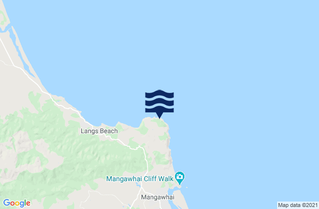 Bream Tail, New Zealandの潮見表地図