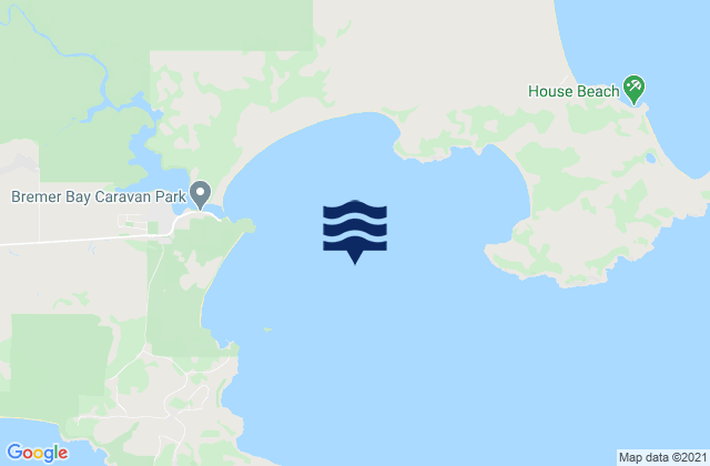 Bremer Bay, Australiaの潮見表地図