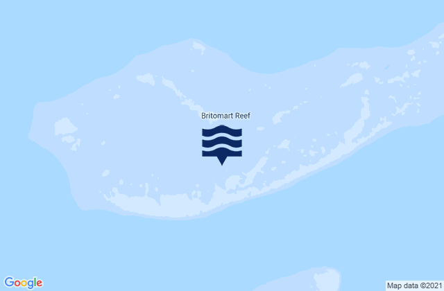 Britomart Reef, Australiaの潮見表地図