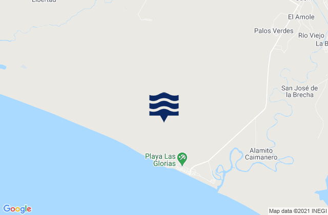 Buen Retiro (El Retiro), Mexicoの潮見表地図