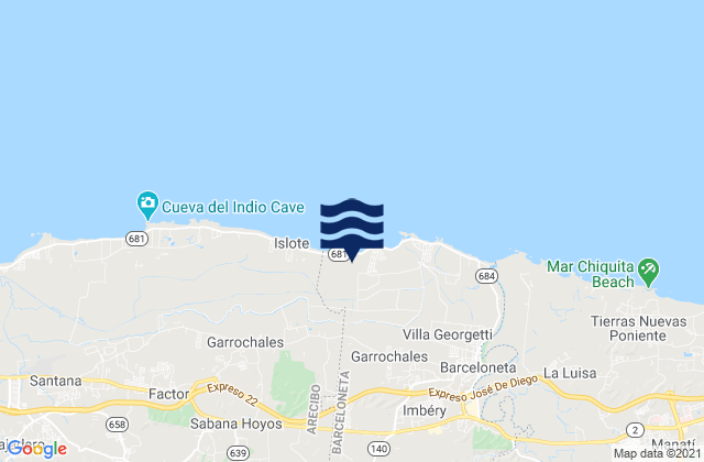 Bufalo, Puerto Ricoの潮見表地図