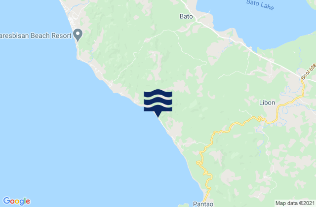 Buga, Philippinesの潮見表地図