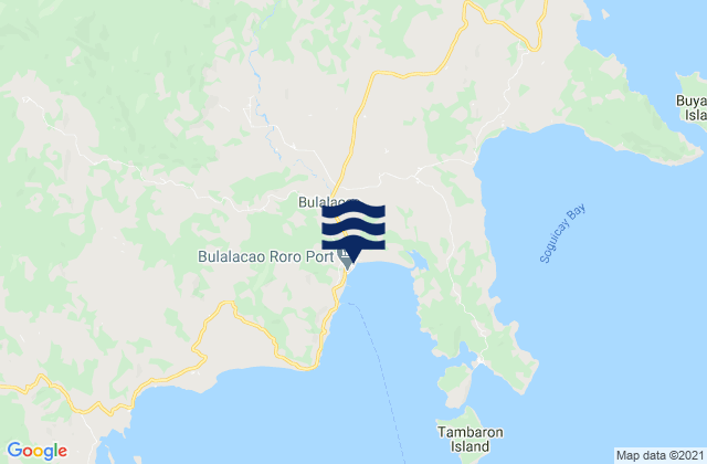 Bulalacao, Philippinesの潮見表地図