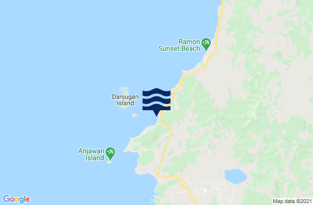 Bulata, Philippinesの潮見表地図
