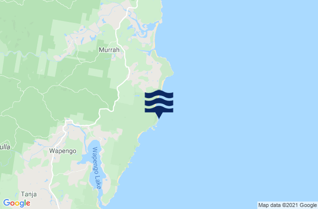 Bunga Head, Australiaの潮見表地図