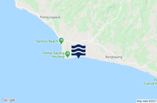 Bunisari, Indonesiaの潮見表地図