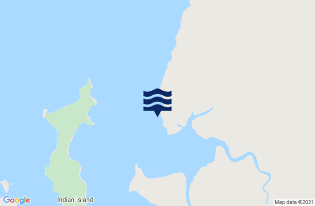 Burge Point, Australiaの潮見表地図