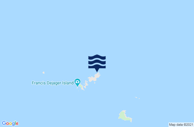 Burgess Island (Pokohinu), New Zealandの潮見表地図