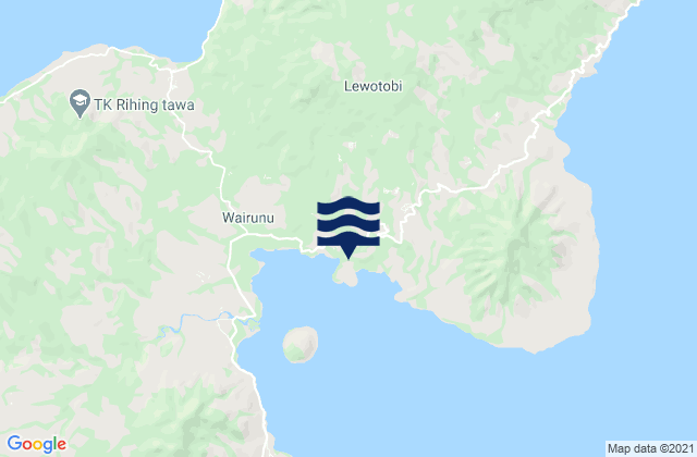 Buri, Indonesiaの潮見表地図