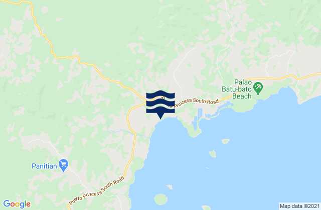 Burirao, Philippinesの潮見表地図