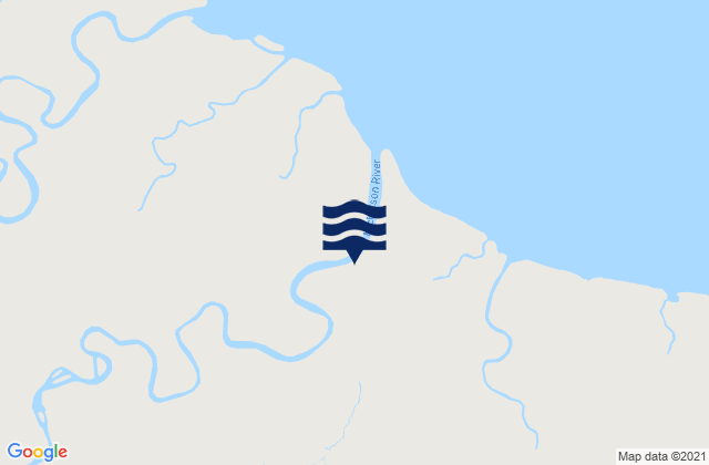 Burketown, Australiaの潮見表地図