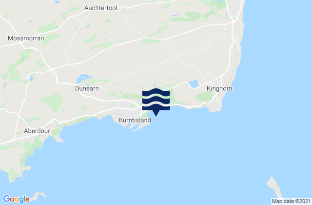 Burntisland Beach, United Kingdomの潮見表地図