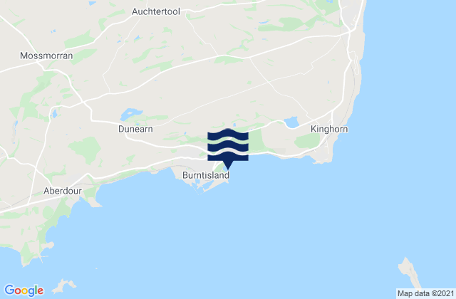 Burntisland Beach, United Kingdomの潮見表地図