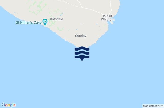 Burrow Head, United Kingdomの潮見表地図