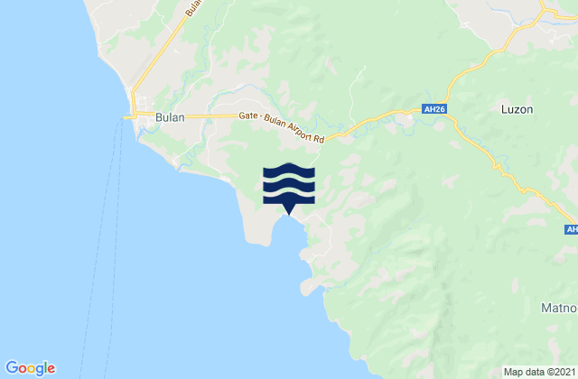 Butag, Philippinesの潮見表地図