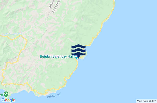 Butulan, Philippinesの潮見表地図