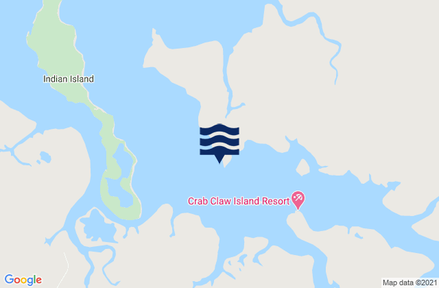 Bynoe Harbour, Australiaの潮見表地図