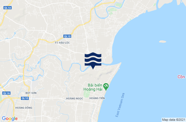 Bút Sơn, Vietnamの潮見表地図